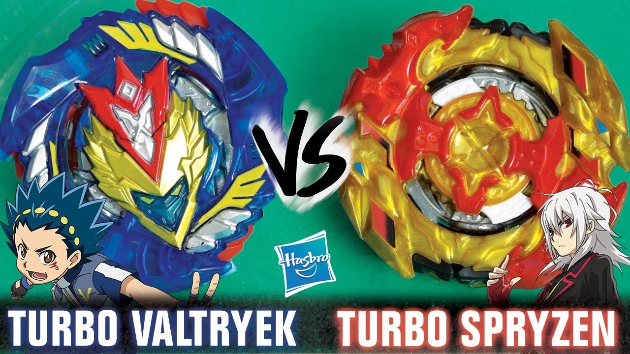 Valt VS Shu in HYPERSPHERE! | Turbo Valtryek V3 VS Turbo Spryzen S4 | Beyblade Burst Turbo