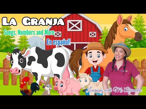 Vamos a la Granja!/ Aprendiendo con Ms. Alejandra/ Learn Spanish for Toddlers