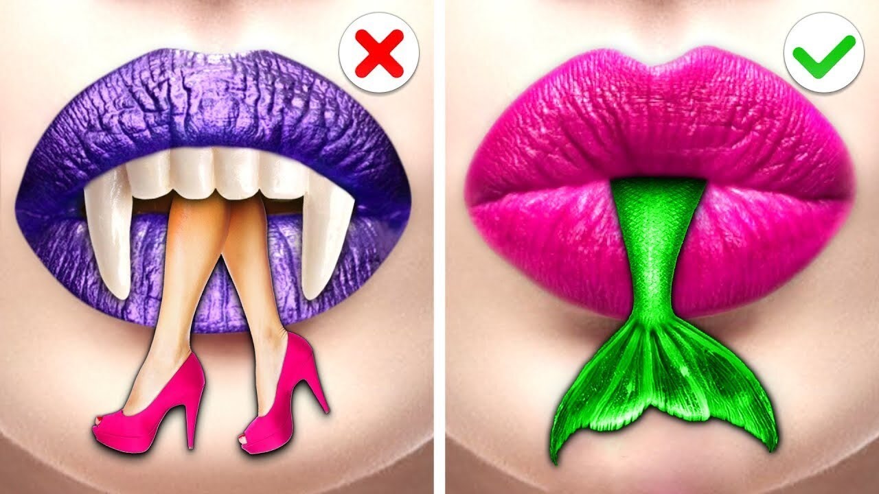 VAMPIRE VS MERMAID PARENTING HACKS! *Awesome GADGETS For Smart Parents* by Gotcha! Viral