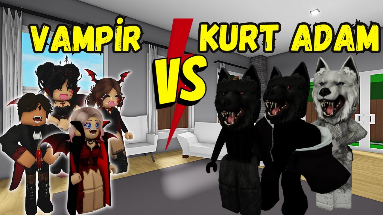 VAMPİRLER VE KURTADAMLAR KAPIŞMASI😢AYŞEM ECE ARI💥ARIGİLLER🐝ROBLOX BROOKHAVEN🏡RP