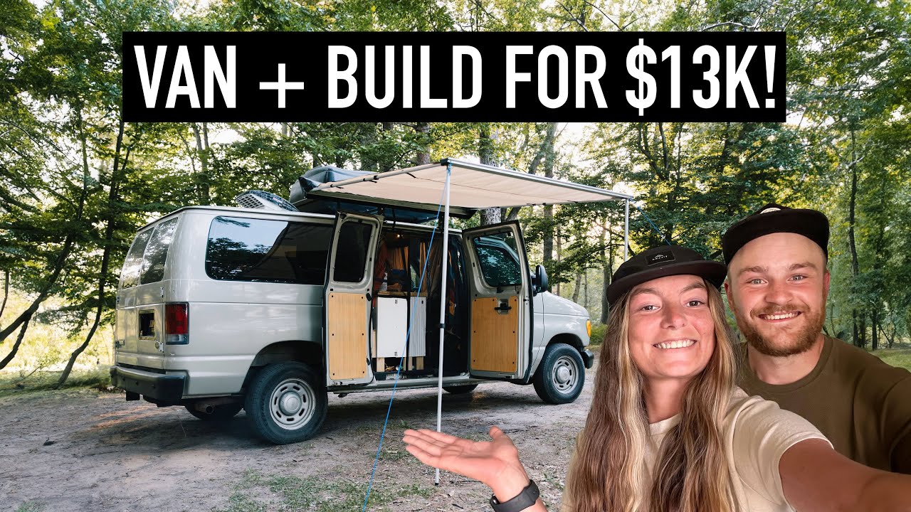 Van + DIY Build For $13K: Ford Econoline E150 Van Tour | Simple & Functional