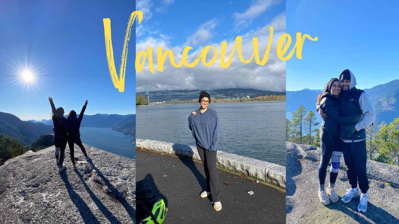 VANCOUVER VLOG! climbed a mountain, tried oysters, went BUNGEE JUMpiNG and lots more!!