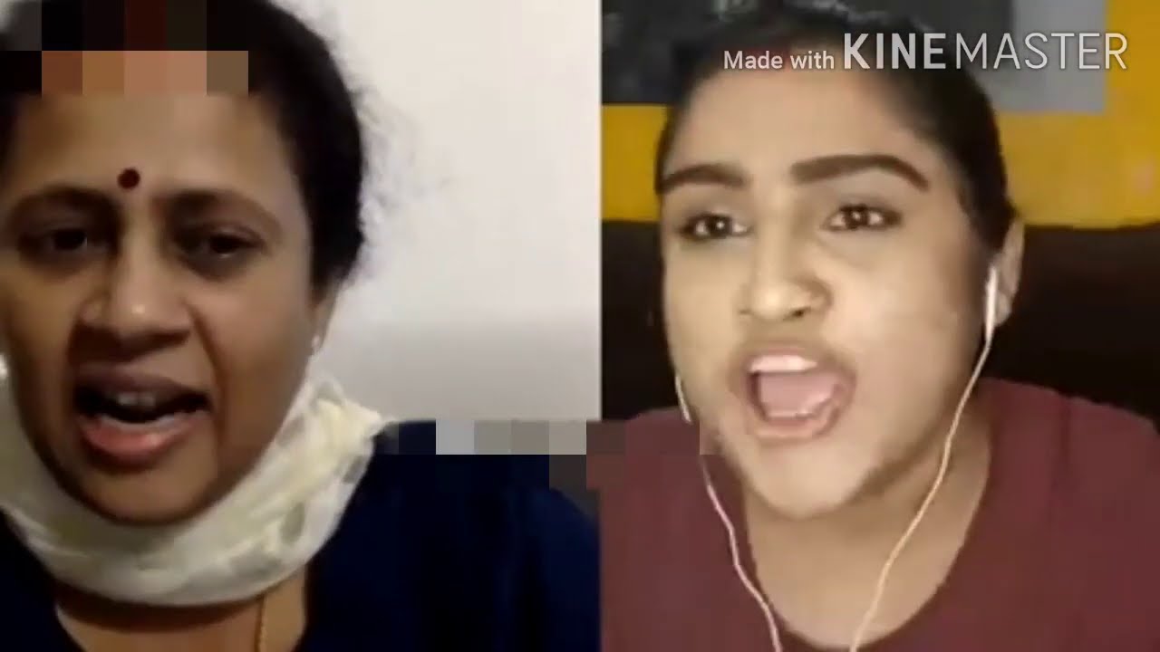 Vanitha fighting with lashmi Ramakrishnan in bad words in online live conversation