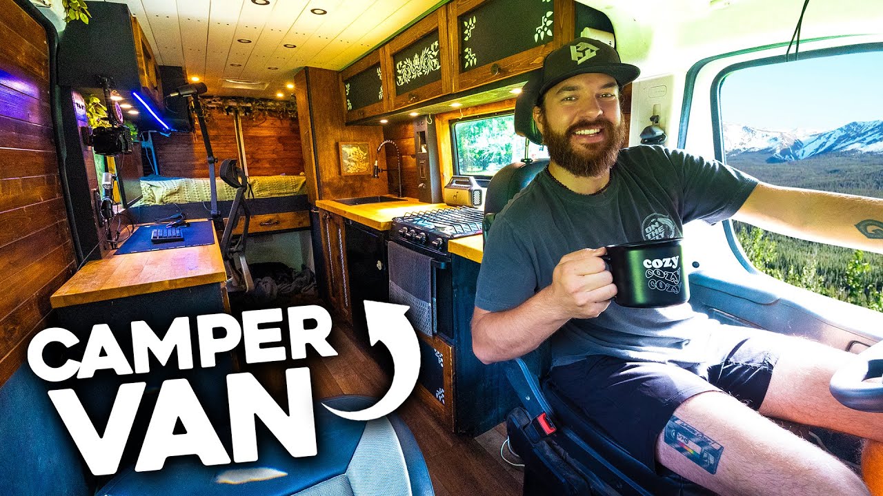 Vanlife Camping to ALASKA (Bears, Ghost Towns, & Hot Springs)