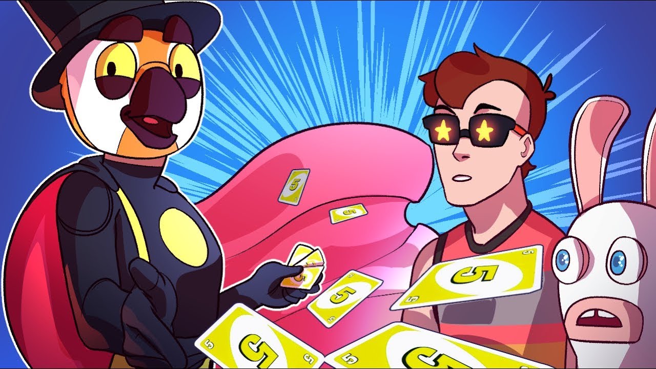 Vanoss And His Magical Yellow 5! - Uno w/ Terroriser, Panda, and Vanoss