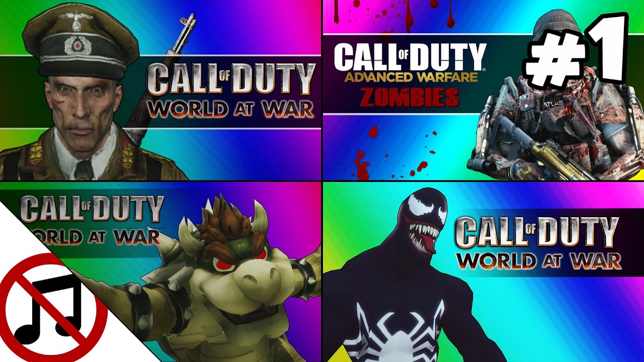 VanossGaming - WaW Zombies Compilation #1 (No Music)