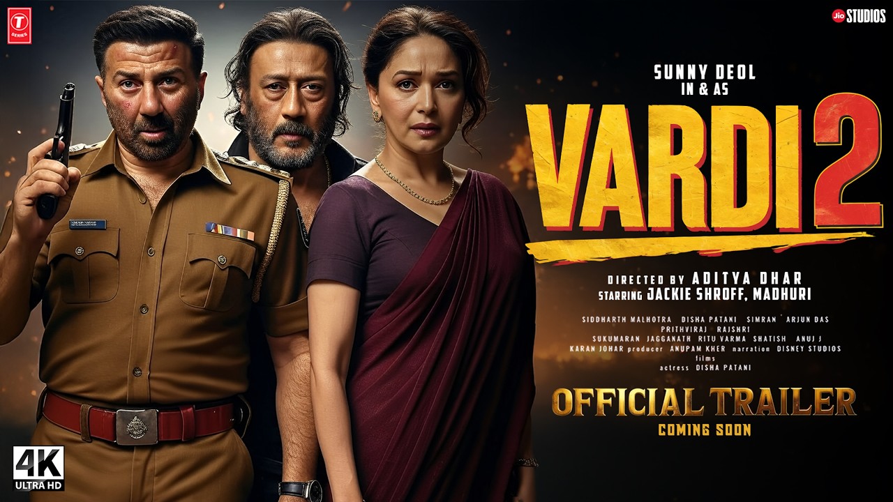 VARDI 2 - Official Trailer | Sunny Deol | Jackie Shroff | Madhuri Dixit | New Movies Trailers 2025
