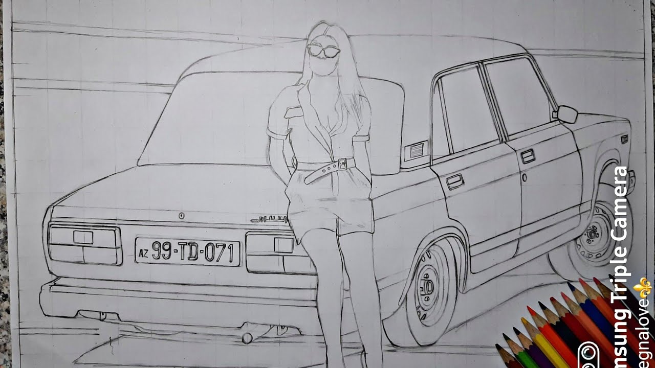 VAZ 2107 ÇEKMEK. VAZ. LADA 2107. NECE ÇEKİLİR. LADACARS. GİRLS.