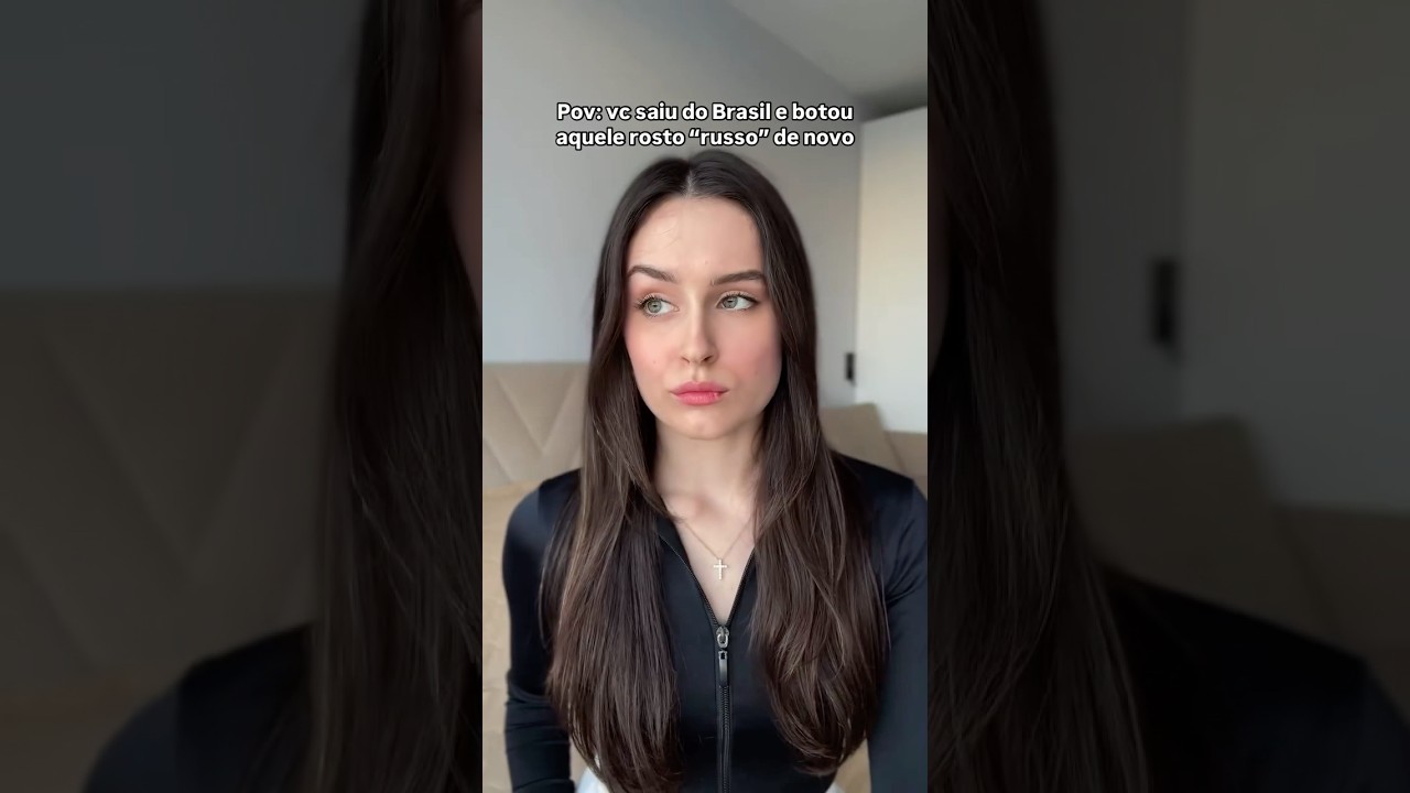Vcs acham russos são sérios, ou é apenas um estereótipo? 🤨 #gringa #russa #brasil #russia