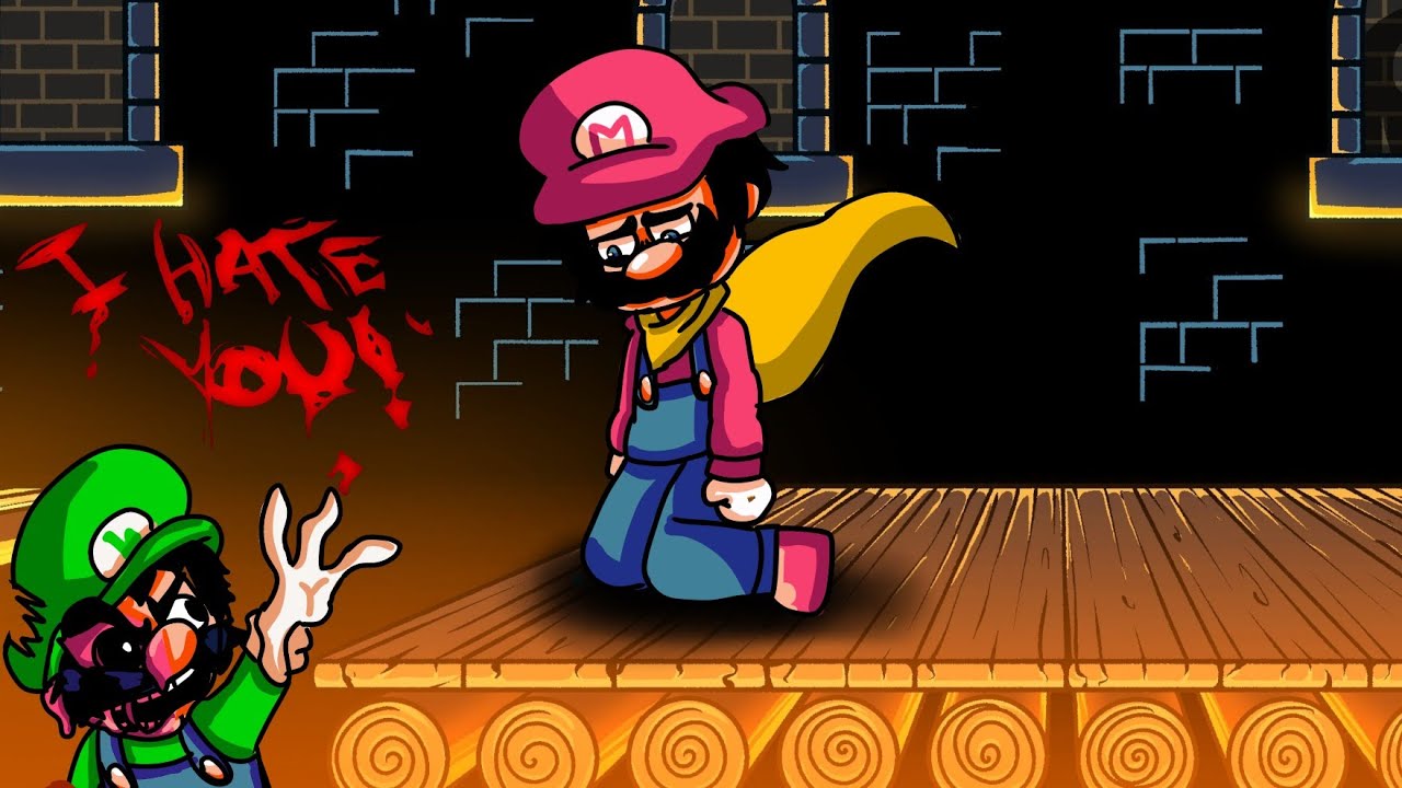 Víctims react to Mario madness v2 part 7/? Ihy Mario/ oh god no and i hate You reaction gacha