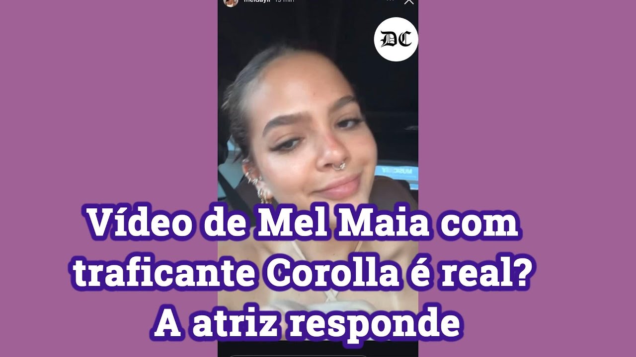 Vídeo de Mel Maia com traficante Corolla é real? Atriz responde.