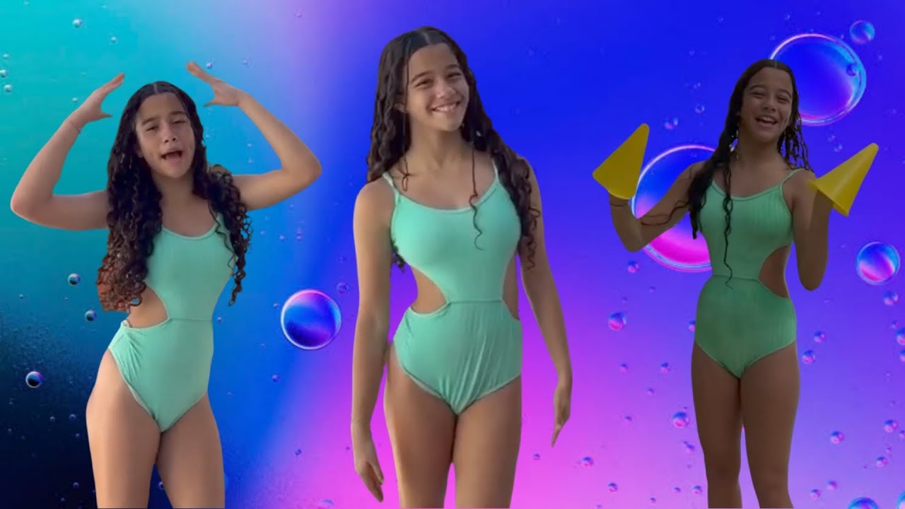 Vídeo viral Desafio na piscina mão na cabeça estátua Família Lima Br