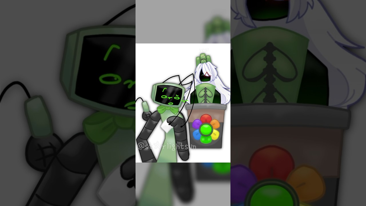 vee and 1x1x1? #forsaken #dandysworld #1x1x1x1 #vee #animationart #animation