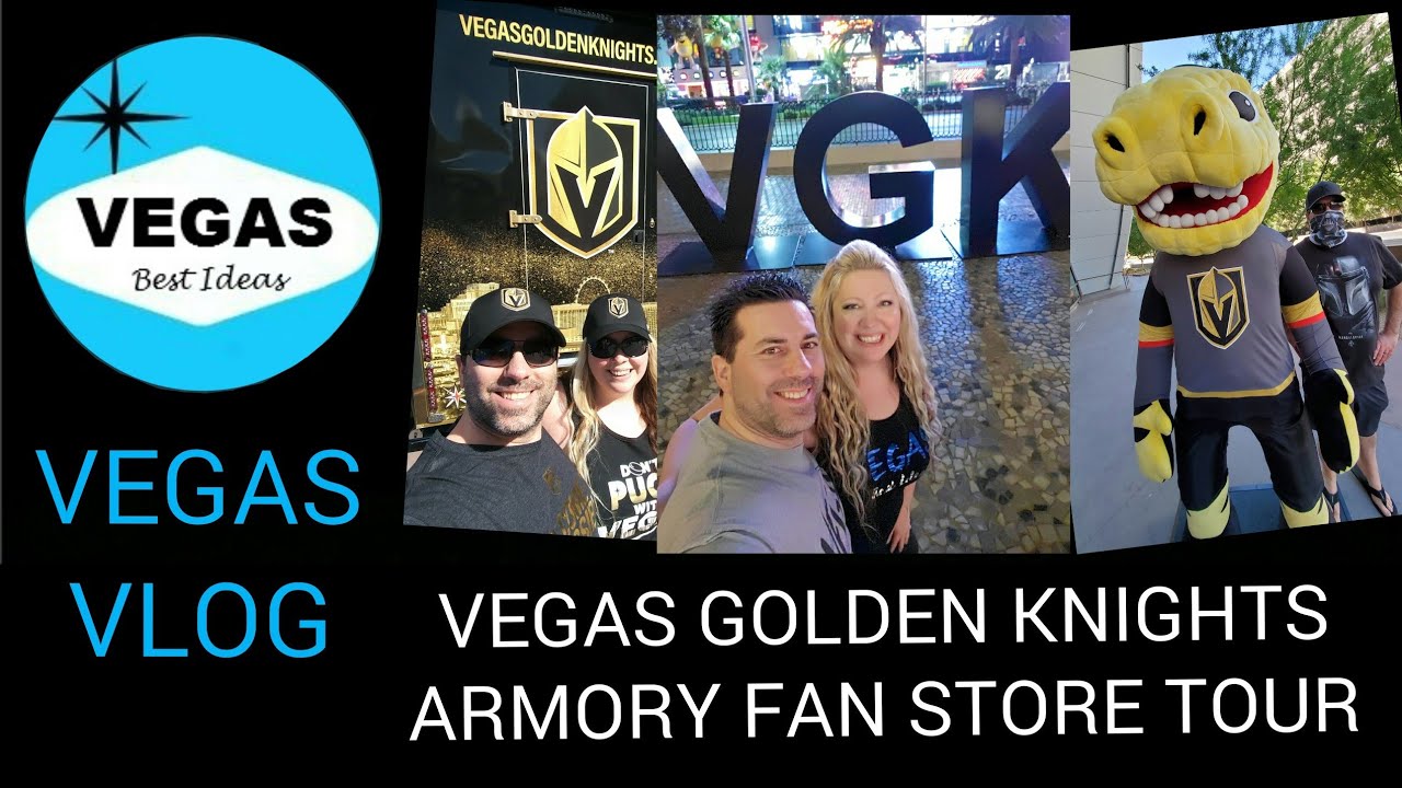 VEGAS GOLDEN KNIGHTS 🏒  Tour Of The VGK Armory Fan Store At T-Mobile Center