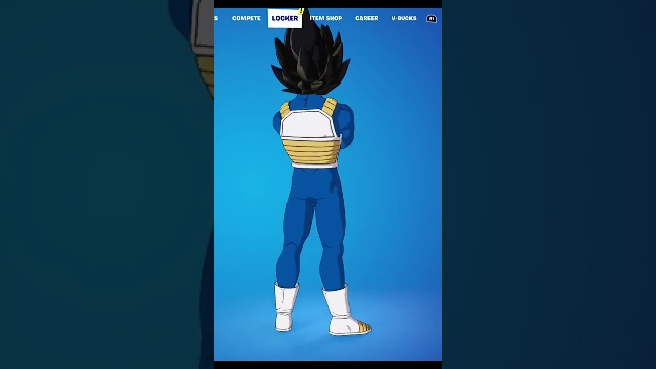 VEGETA - VEGETA SKIN Showcase with All Fortnite Dances & Emotes! (Fortnite x Dragon Ball)