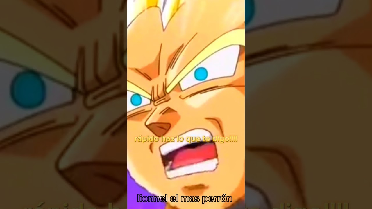 Vegeta le dice a kiabe que se transforma en súper Sayayín #shortsvideo #dtagonballsuper