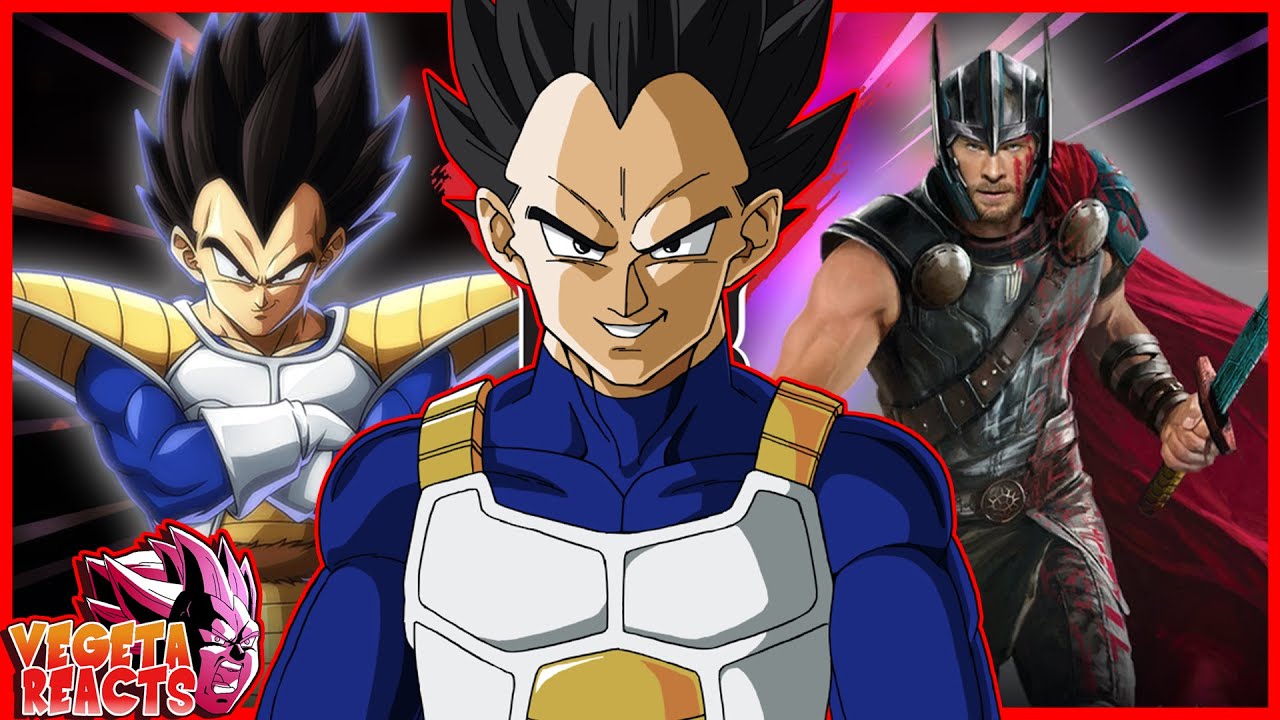 Vegeta Reacts To Vegeta VS Thor (DBZ VS Marvel) | DBX!