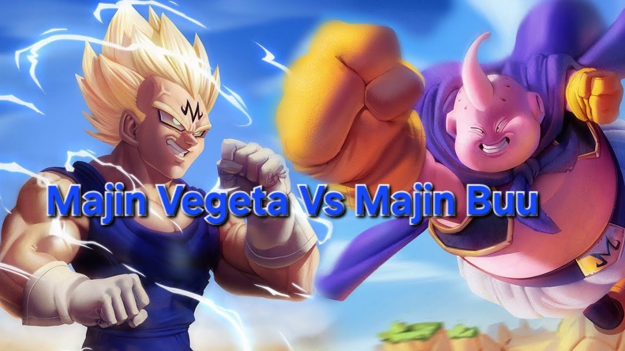 Vegeta Vs Majin Buu English Dub