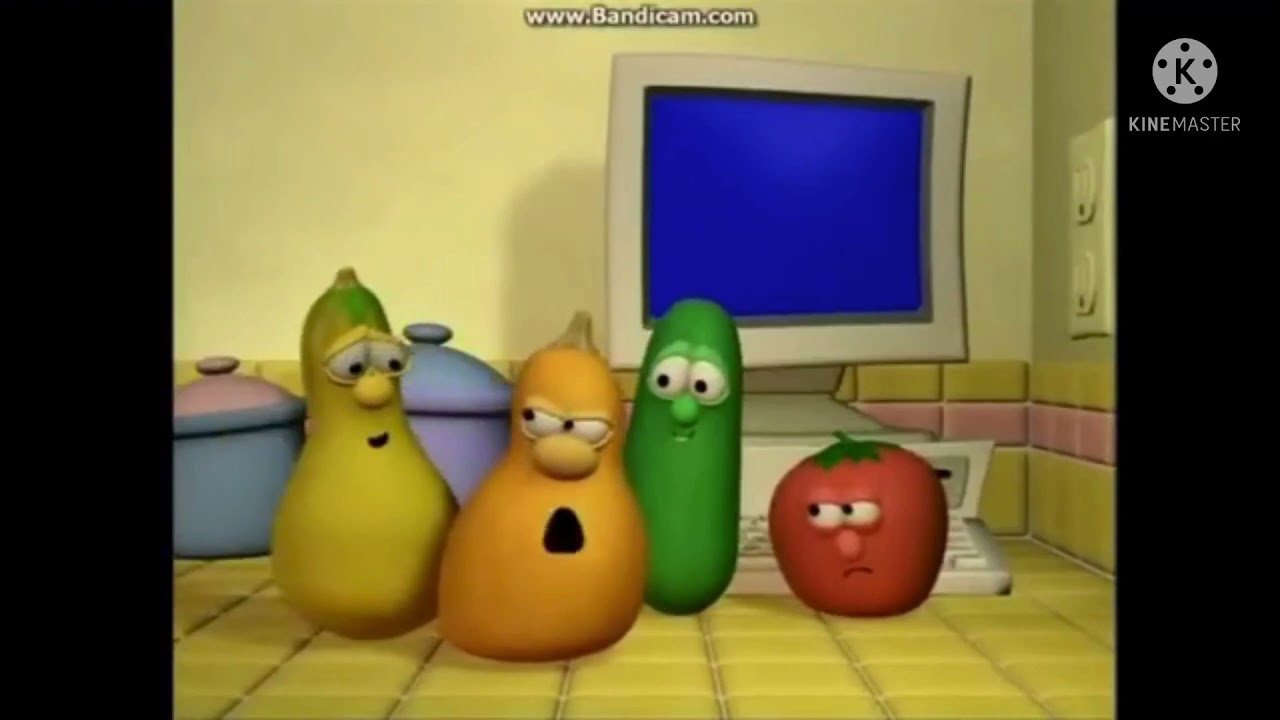 Veggietales Jimmy and Jerry sing “I Can be your Friend” instead of The What Have We Learned Song