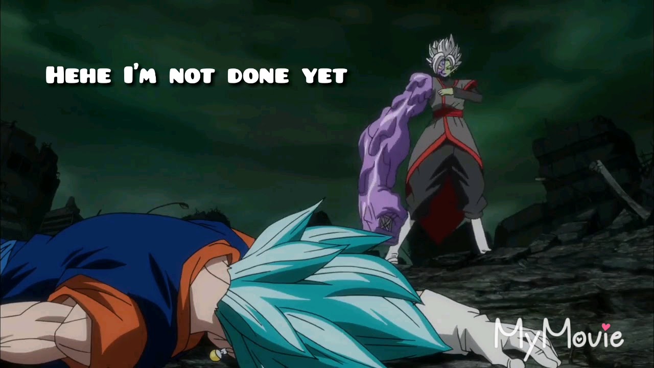 Vegito Blue vs Zamasu Best HD Part 2 (best fight)