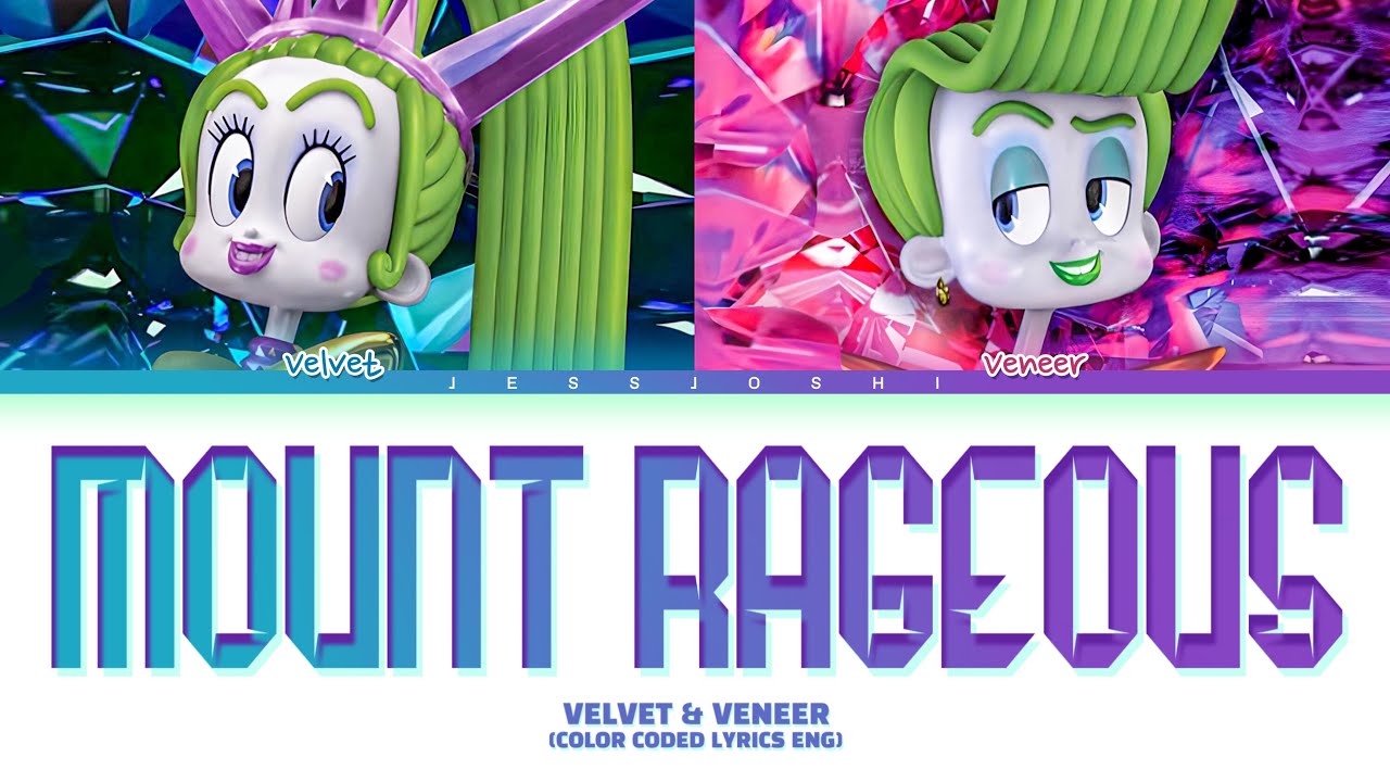 Velvet & Veneer - Mount Rageous (Color Coded Lyrics Eng) [From 'Trolls Band Together']