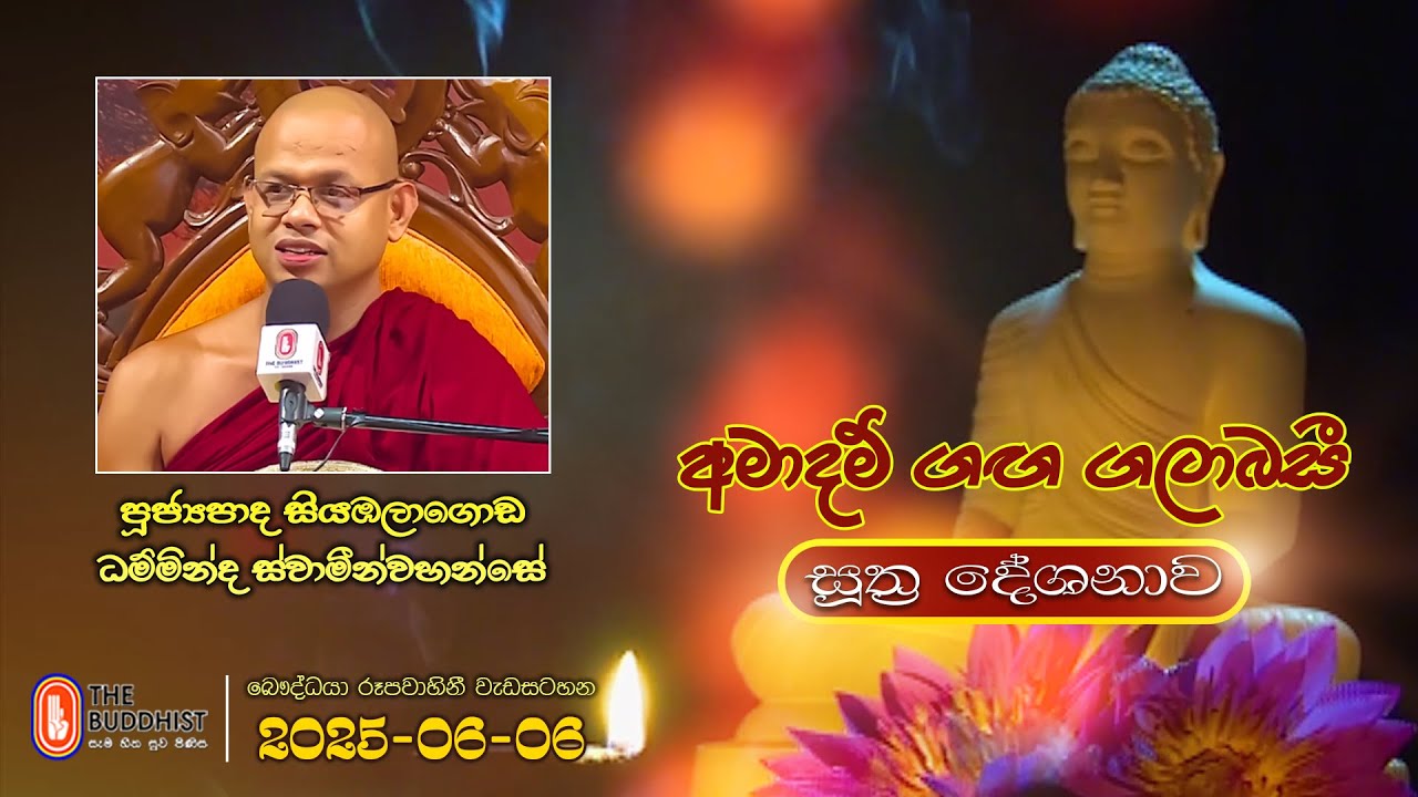 Ven Siyambalagoda Damminda Thero | 2025-05-06 | 4:00PM (සූත්‍ර දේශනාව)