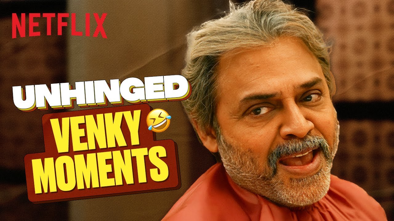 Venkatesh’s Top 5  FUNNIEST Moments From Rana Naidu 🤣 Ft. Rana Daggubati | Netflix India