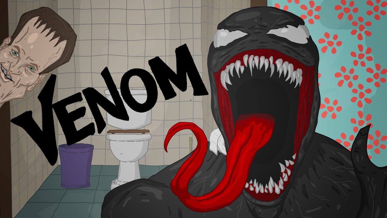 Venom met Carnage in the restroom