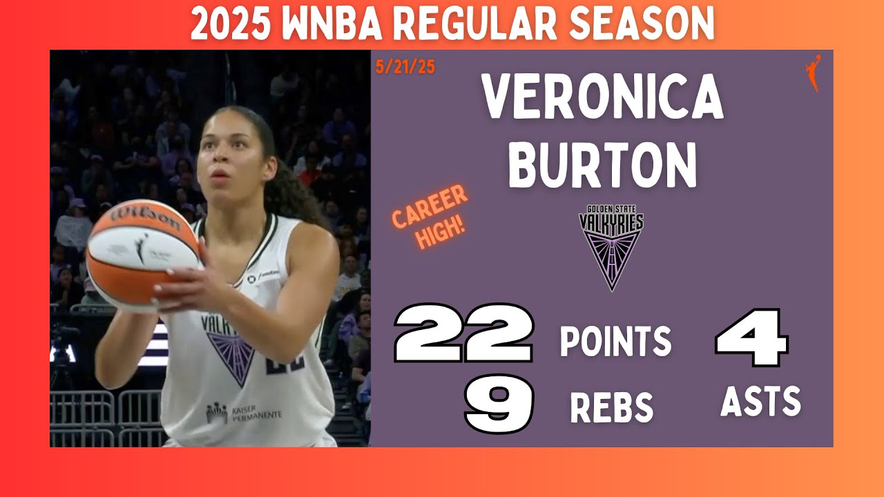 Veronica Burton 22 pts, 9 rebs , CLUTCH vs Washington Mystics | May 21, 2025 | WNBA 2025