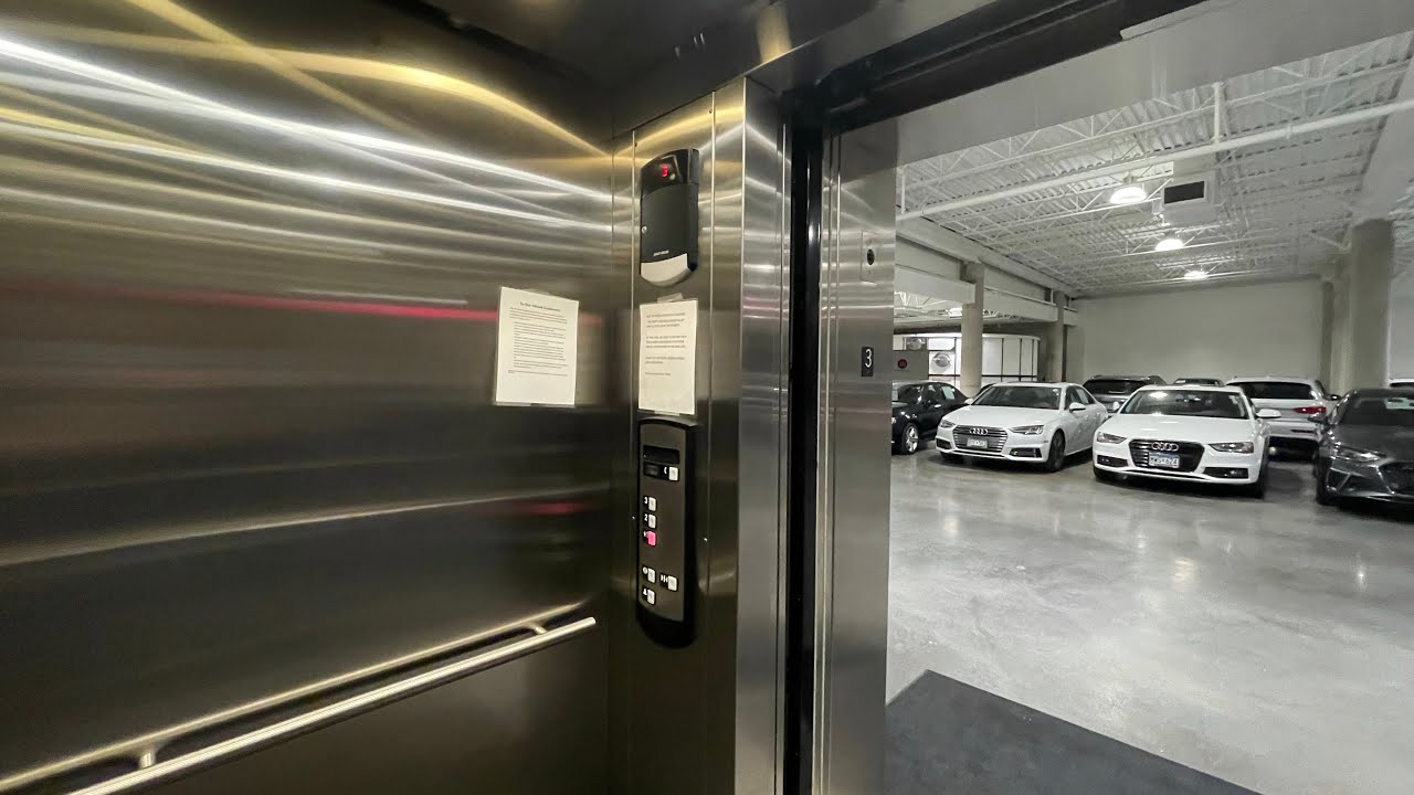 Very Nice and Smooth Newer Schindler 330A Hydraulic Elevator @ Audi Richfield in Richfield, MN