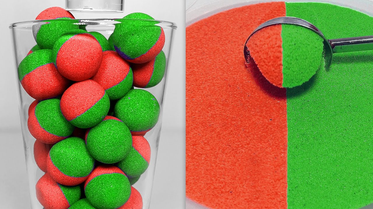 Very Satisfying and Relaxing Compilation 319 Kinetic Sand ASMR