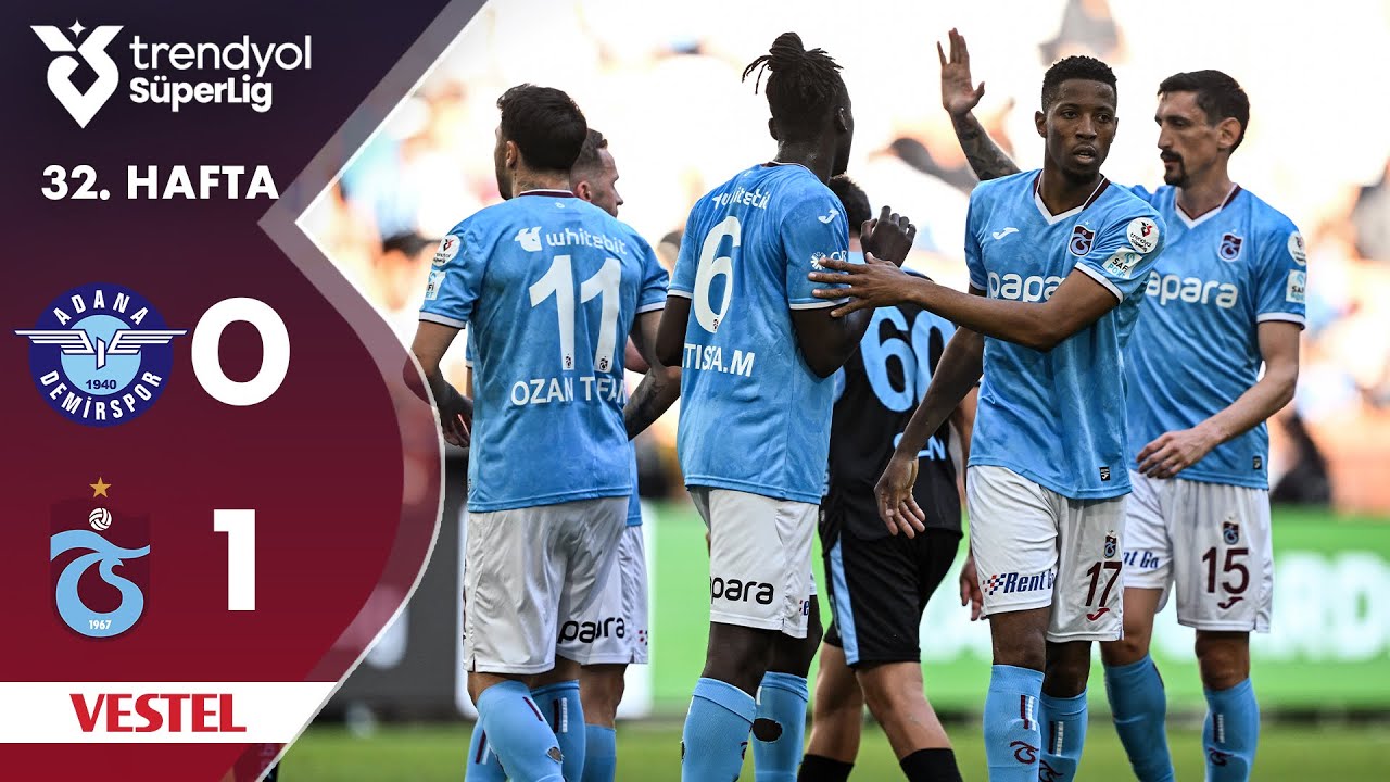 Vestel | Adana Demirspor (0-1) Trabzonspor - Highlights/Özet | Trendyol Süper Lig - 2024/25