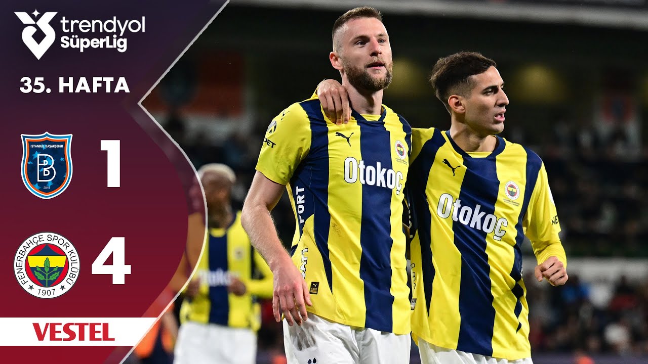 Vestel | Başakşehir (1-4) Fenerbahçe - Highlights/Özet | Trendyol Süper Lig - 2024/25