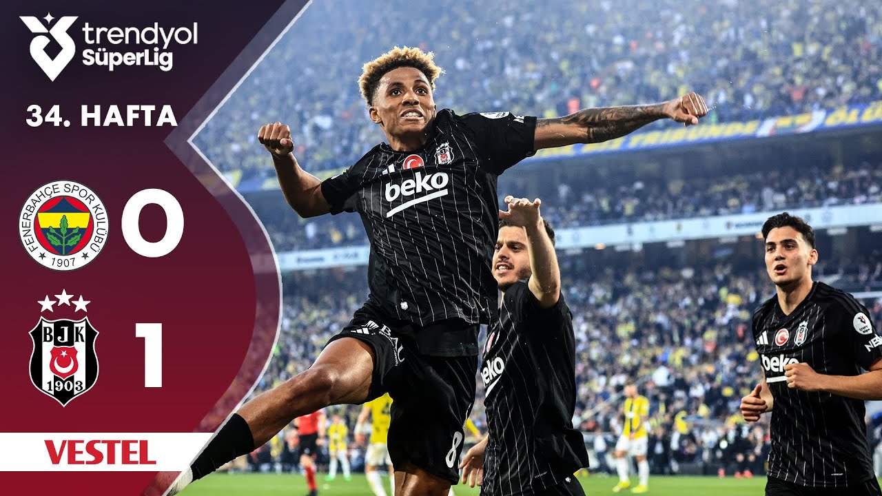 Vestel | Fenerbahçe (0-1) Beşiktaş - Highlights/Özet | Trendyol Süper Lig - 2024/25