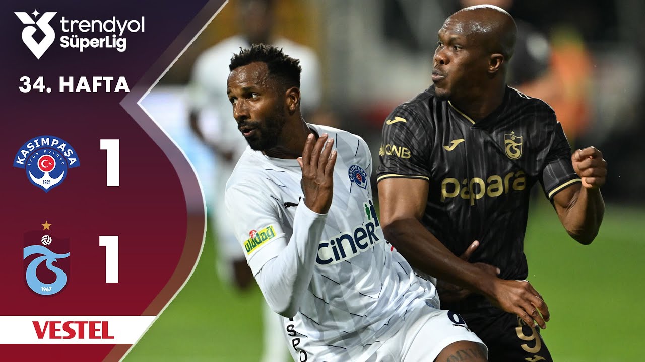 Vestel | Kasımpaşa (1-1) Trabzonspor - Highlights/Özet | Trendyol Süper Lig - 2024/25