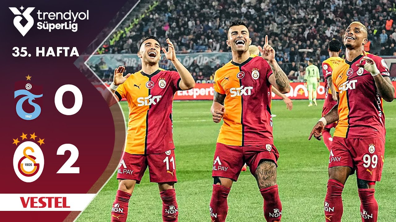 Vestel | Trabzonspor (0-2) Galatasaray - Highlights/Özet | Trendyol Süper Lig - 2024/25
