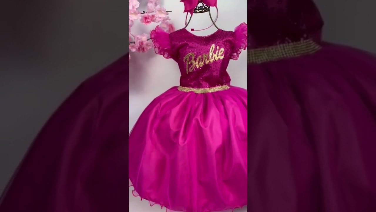 VESTIDO BARBIE !! LUXO!!! #barbie #barbiegirl #pink #look #lookdodiabrasil #estilo