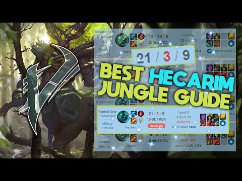 Vesuvia - BEST HECARIM JUNGLE GUIDE SEASON 8 | Learn how to Jungle!