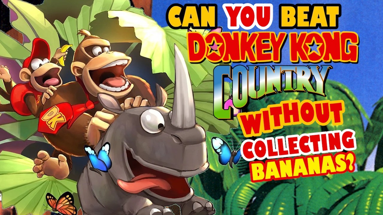 VG Myths - Can You Beat Donkey Kong Country Without Bananas?