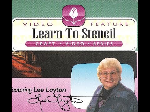 [VHS] Learn To Stencil - Craft Video Series - 1995