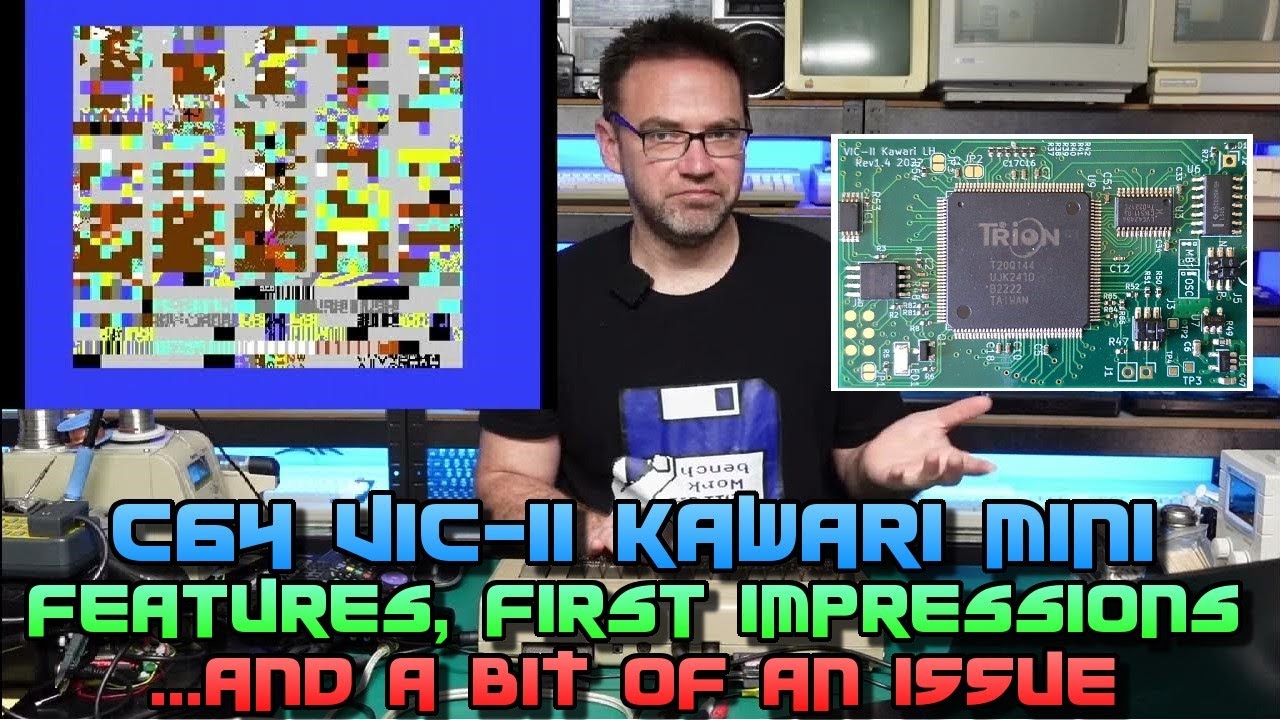VIC-II Kawari mini - A modern Commodore 64 VIC-II replacement install and features