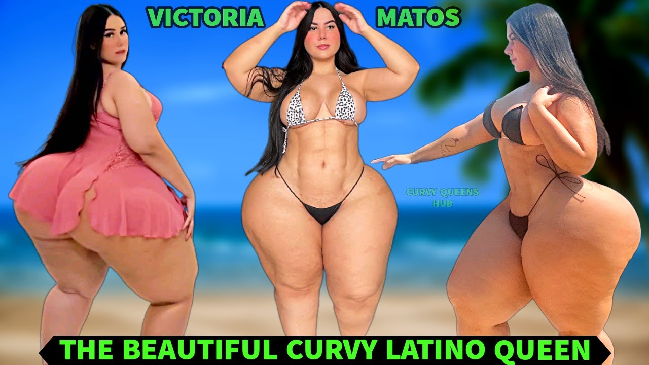 Victoria Matos; The Beautiful Curvy Plus-size Latina Model & Hourglass Figure Queen