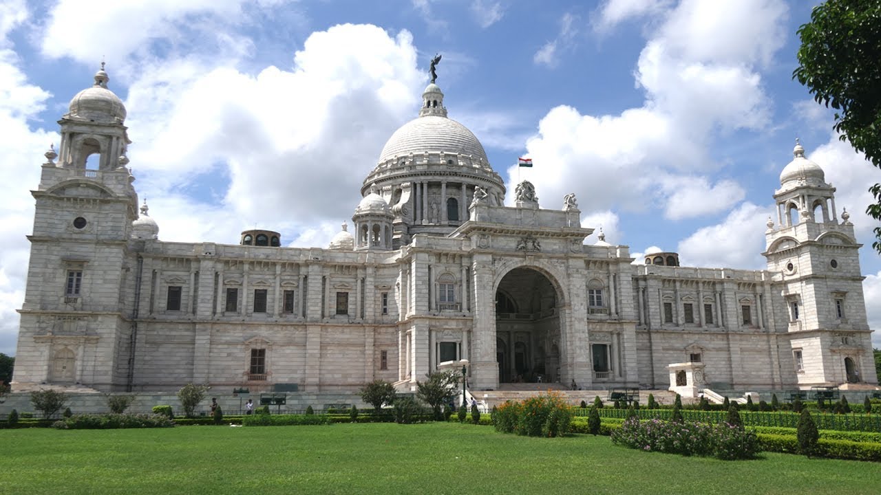 Victoria Memorial, Kolkata, India in 4K