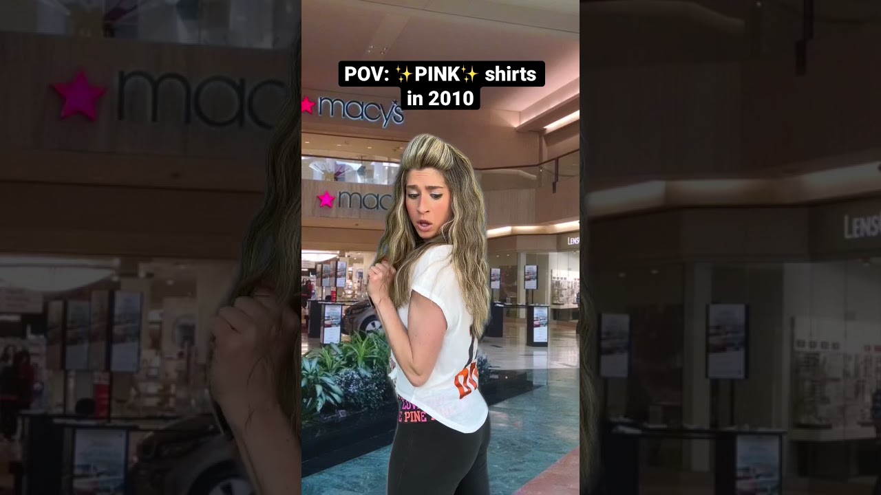 Victoria’s Secret shirts were unhinged 😂 #2000 #millenials #nostalgia