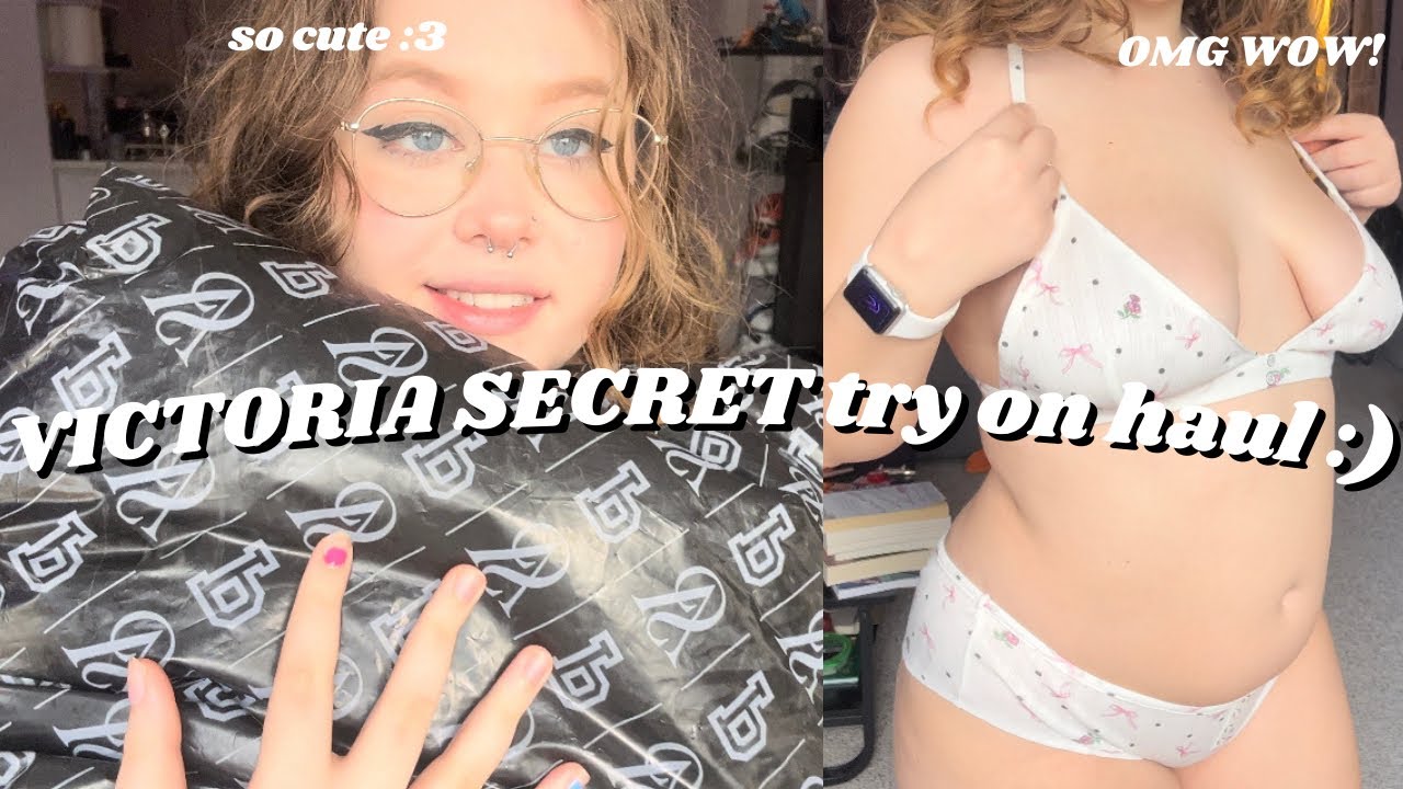 victoria's secret try on haul! (chubby edition)