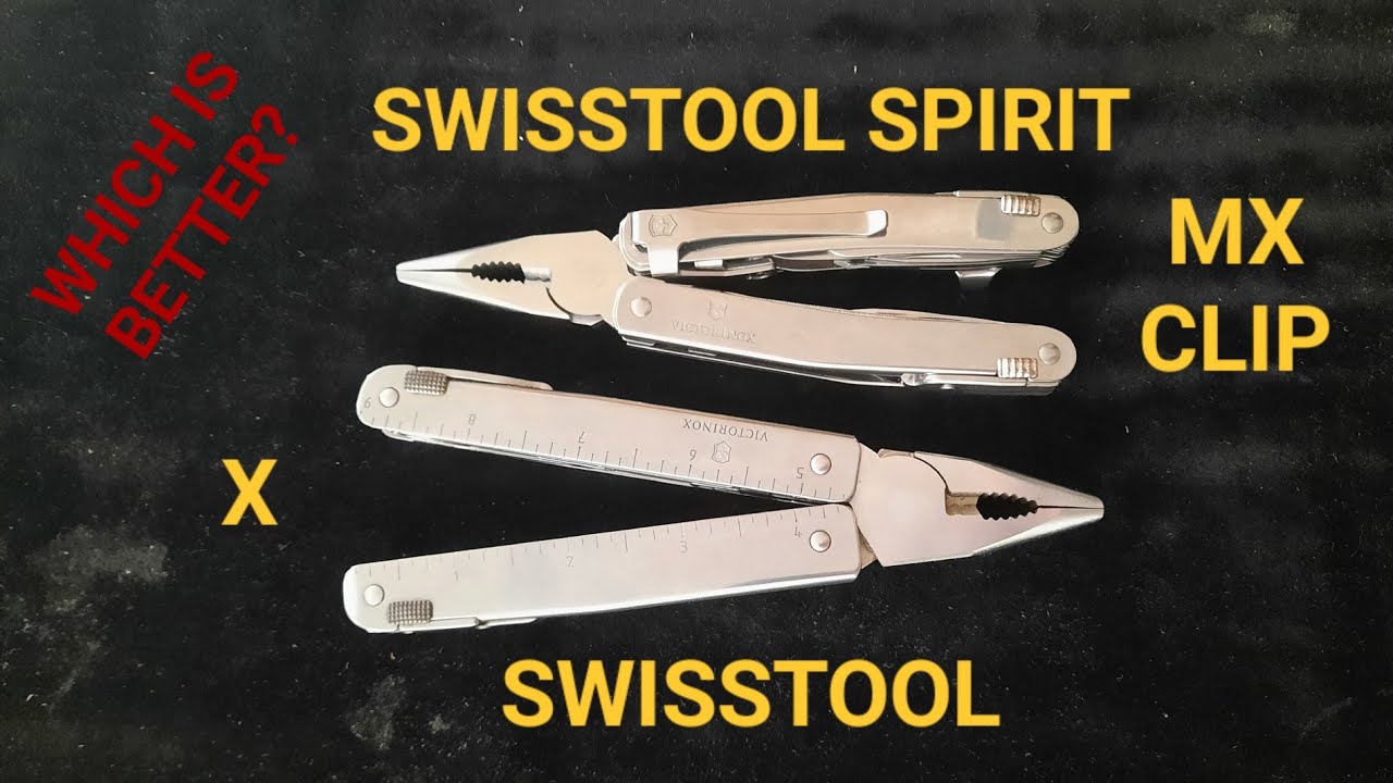 VICTORINOX SWISSTOOL X  vs  VICTORINOX SWISSTOOL SPIRIT MX CLIP:   @maxlvledc