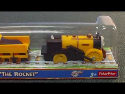 Video for Children Toy Trains Thomas Trackmaster Yellow Train Stephen The Rocket for Kiddies Videos
