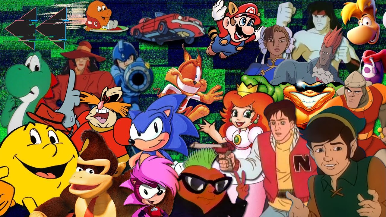 Video Game Cartoons – 12 Hour Marathon | The 80's and 90's | Full Episodes with Commercials