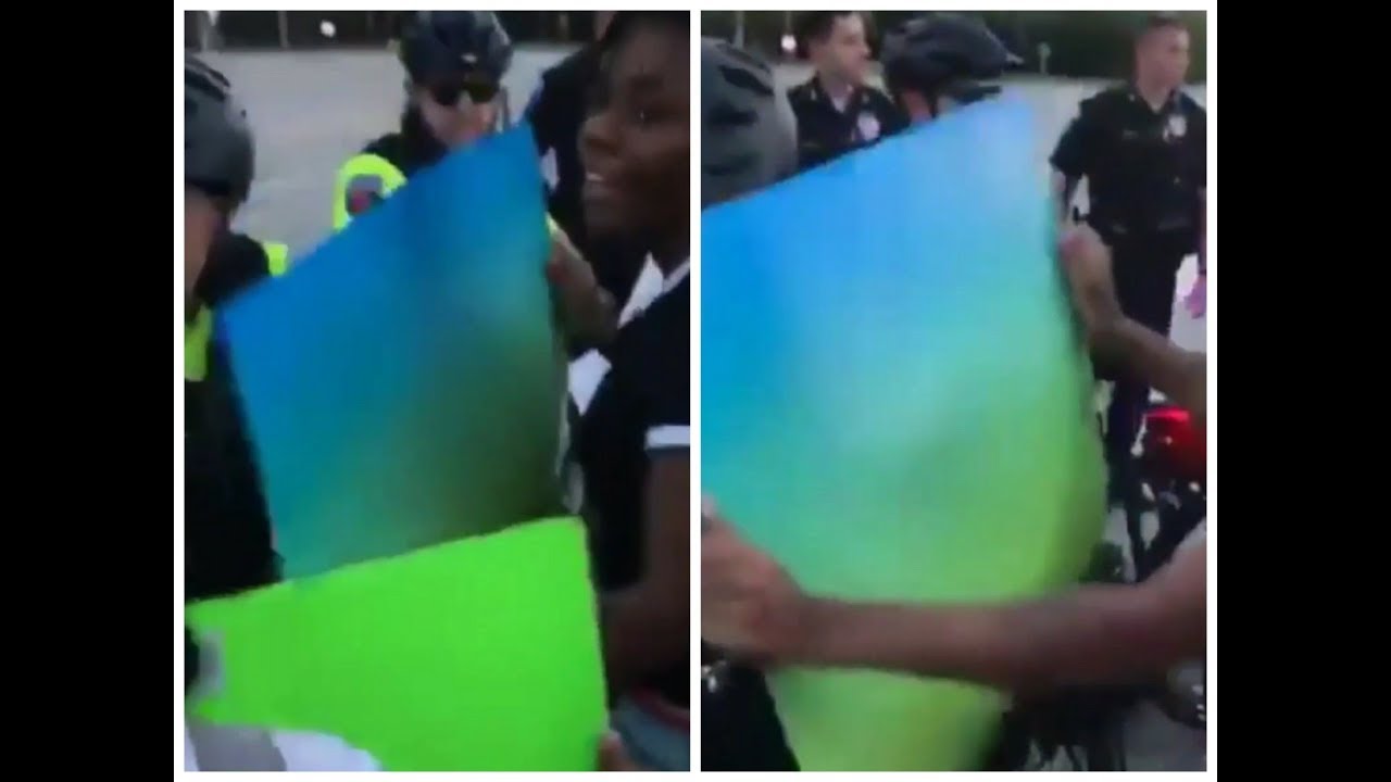 VIDEO of Monifah Shelton Getting arrested at Kenneka Jenkins protest For Being Disorderly