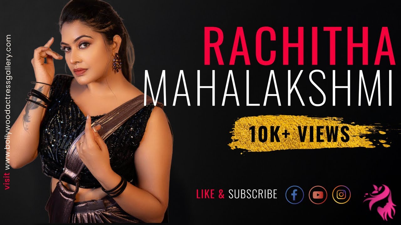 Video Of South Indian Tv Actress Rachitha Mahalakshmi 💖 In Tamil, Telugu & Kannada
